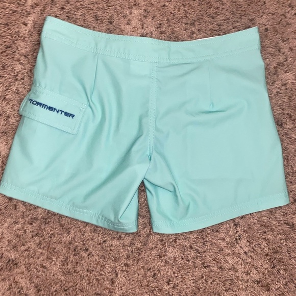 Tormentor Board Shorts, Women’s Size 0, Teal, NWOT - Picture 2 of 8